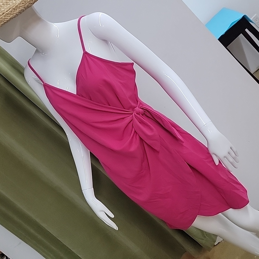 NWT Lily Rose Knotted Side Wrap Bodycon Dress Size XL